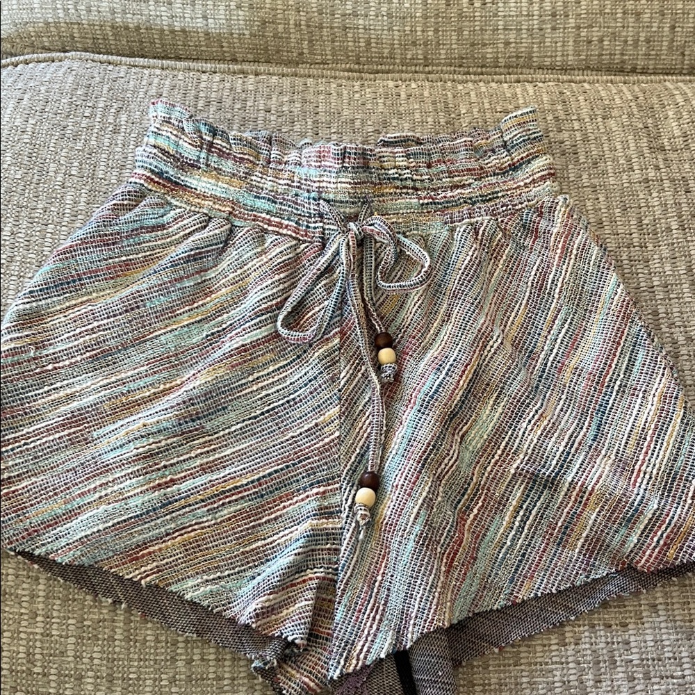 Fate Multicolor Knit Shorts